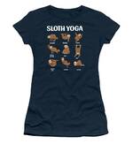 Sloth Yoga Sticker by Anh Nguyen - Pixels