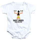 Bodybuilder Workout Sport Fitness Quote Gift' Organic Long-Sleeved Baby  Bodysuit
