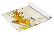 Fall Autumn Harvest Wreath On Birch Bark Watercolor Yoga Mat Fall Autumn Harvest Wreath On Birch Bark Watercolor Yoga Mat