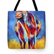 Colorful Angus Cow Tote Bag