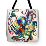 Colorful Octopus Art by Sharon Cummings Carry-all Pouch for Sale by ...