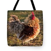Frizzle Rooster Tote Bag