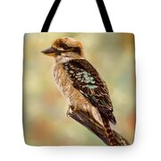 Kookaburra - Australian Bird Painting Tote Bag