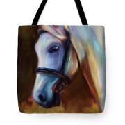 Horse Of Colour Tote Bag by Michelle Wrighton