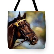 Show Horse Painting Tote Bag by Michelle Wrighton