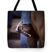 Stockhorse And Spurs Tote Bag by Michelle Wrighton