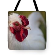 White Rooster Tote Bag