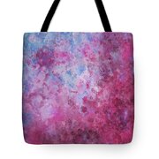Abstract Square Pink Fizz Tote Bag by Michelle Wrighton