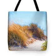 Beach Grass And Sand Dunes Tote Bag