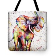Colorful Watercolor Elephant Painting by Georgeta Blanaru - Pixels