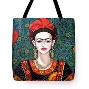 Frida Queen of Hearts closer I Painting by Madalena Lobao-Tello - Fine ...