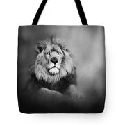 Lion - Pride Of Africa I - Tribute To Cecil In Black And White Tote Bag