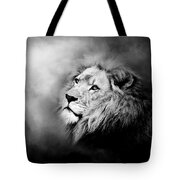 Lion - Pride Of Africa II - Tribute To Cecil In Black And White Tote Bag