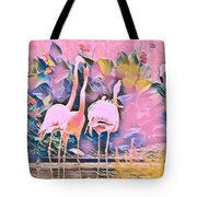 Pastel Flamingos Digital Art by Zoe Brown - Fine Art America
