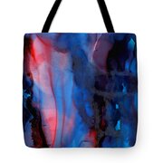 The Potential Within - Squared 1 - Triptych Tote Bag by Michelle Wrighton