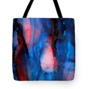 The Potential Within - Squared 2 - Tryptich Tote Bag by Michelle Wrighton