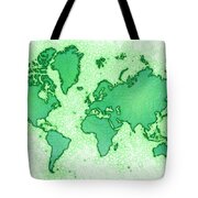 World Map Airy in Green and White Digital Art by Eleven Corners | Fine ...