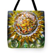 Abstract Sunflower 4 Tote Bag