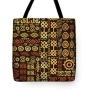 Ethnic African Pattern- browns and golds #9 Digital Art by Lioudmila ...