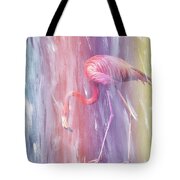 Flamingo in the Colored Rain #1 #tropical #decor #art Mixed Media by ...