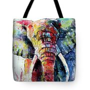 Happy colorful elephant II cd Painting by Kovacs Anna Brigitta - Fine ...