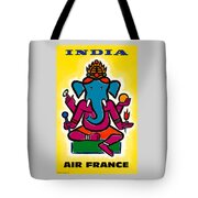 1950 India Air France Ganesha Airline Poster Digital Art by Retro ...