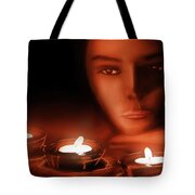 Candlelight Woman - Tote Bag Product by Matthias Zegveld