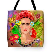 Frida Kahlo painting Painting by Mark Ashkenazi - Fine Art America