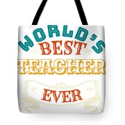 The Worlds Best Swimming Teacher Large Tote Shopping Bag 