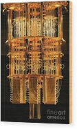 Ibm Q Quantum Computer Cryostat Wood Print