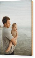  preteen young girl child nude naked dad Young Dad Holds An D Looks At Naked Baby Girl On Vacation At Beach Wood  Print by Cavan Images - Fine Art America