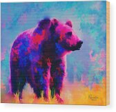 Grizzly Bear Painting by Rosalina Atanasova