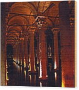 Basilica Cistern Wood Print