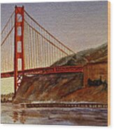 Golden Gate Bridge San Francisco California #2 Wood Print