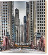 0295b Lasalle Street Bridge Wood Print