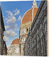0821 The Basilica Of Santa Maria Del Fiore - Florence Italy Wood Print