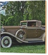 1931 Auburn Cabriolet #2 Wood Print