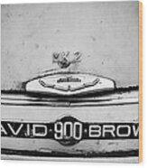1957 Aston Martin Db2-4 Mark Iii Emblem Wood Print