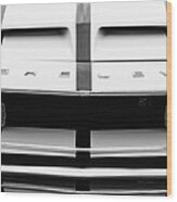 1968 Shelby Gt500 Fastback Grille Emblem Wood Print