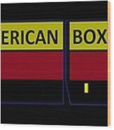 American Box Mfg #1 Wood Print