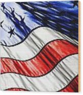 American Flag #1 Wood Print