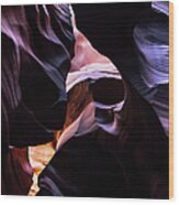 Antelope Canyon Spiral Rock Arches #1 Wood Print