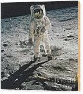 Apollo 11 - Buzz Aldrin #1 Wood Print