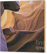 Arizona Slot Canyon Acnp 00188-6b #1 Wood Print