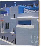 Asilah Meaning Authentic In Arabic Fortified Town On Northwest Tip Of Atlantic Coast Of Morocco #1 Wood Print