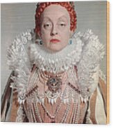 Bette Davis In The Virgin Queen  #1 Wood Print