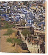 Blue City Viewed From Mehrangarh Fort / #1 Wood Print