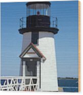 Brant Point Lighthouse #1 Wood Print