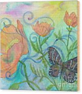 Butterfly Reclaimed #1 Wood Print