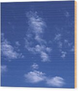 Cirrocumulus Clouds #1 Wood Print